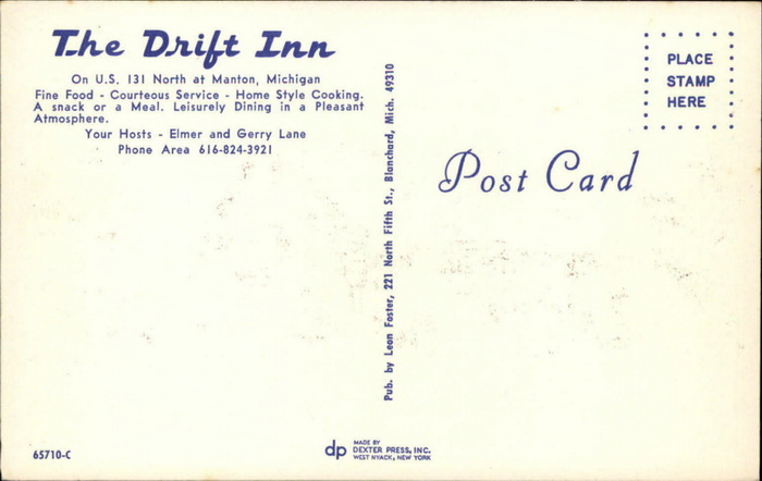 Drift Inn - Old Postcard View (newer photo)